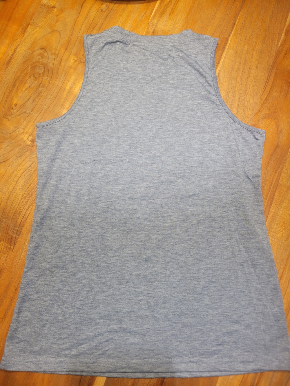 Women's Blue Graphic Tank Top - Picture 2 of 2